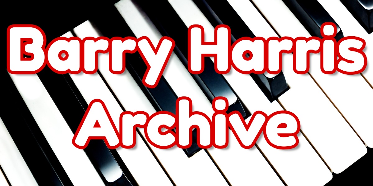 the barry harris approach to improvised lines harmony pdf